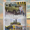 A photo of a page from the Lagniappe Magazine featuring HUNT.