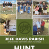 Graphic showing photos of HUNT at the Jeff Davis Parish Golf Scramble