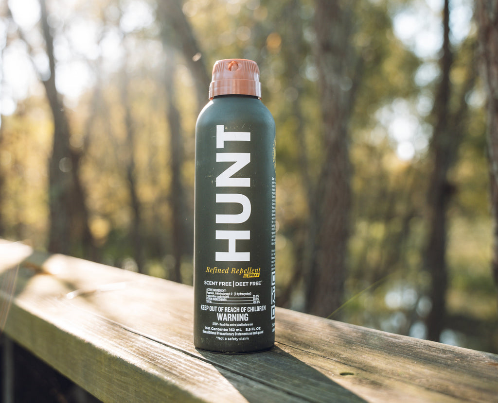 A photo of HUNT Refined Repellent Spray.