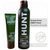 HUNT refined repellent bundle with spray bottle and lotion tube on a white background. Beside them is the text " Scent-free, DEEt-free, repellent bundle".