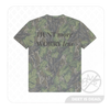 "HUNT MORE, WORRY LESS" Washed Mossy Oak Tee